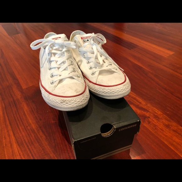 Converse Chuck Taylor Low White Size Mens Size 8.5 - Picture 5 of 6